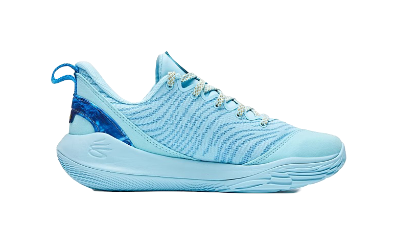 Under Armour Curry 12 Anti Slip Wear Resistant Low Top Childrens Basketball Shoes Blue Unisex  VJSNEAKER