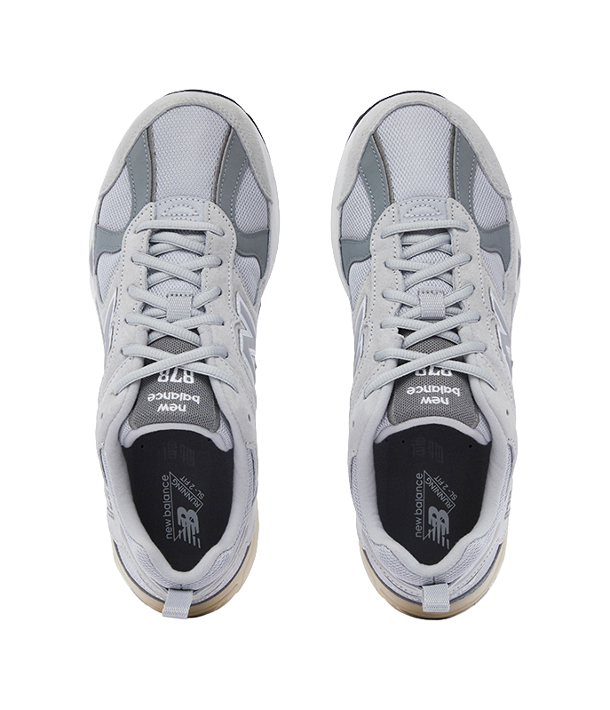 878 New Balance Light Grey Silver  vjsneaker.com