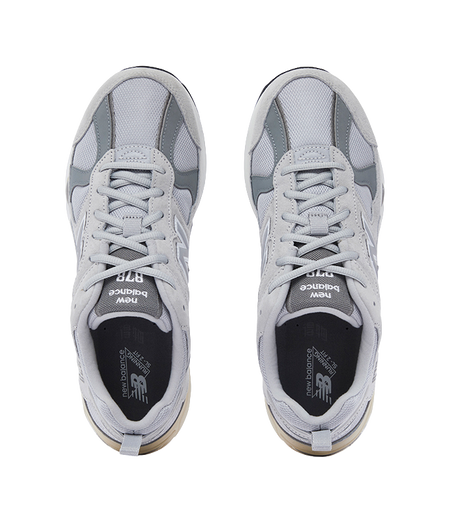 878 New Balance Light Grey Silver  vjsneaker.com
