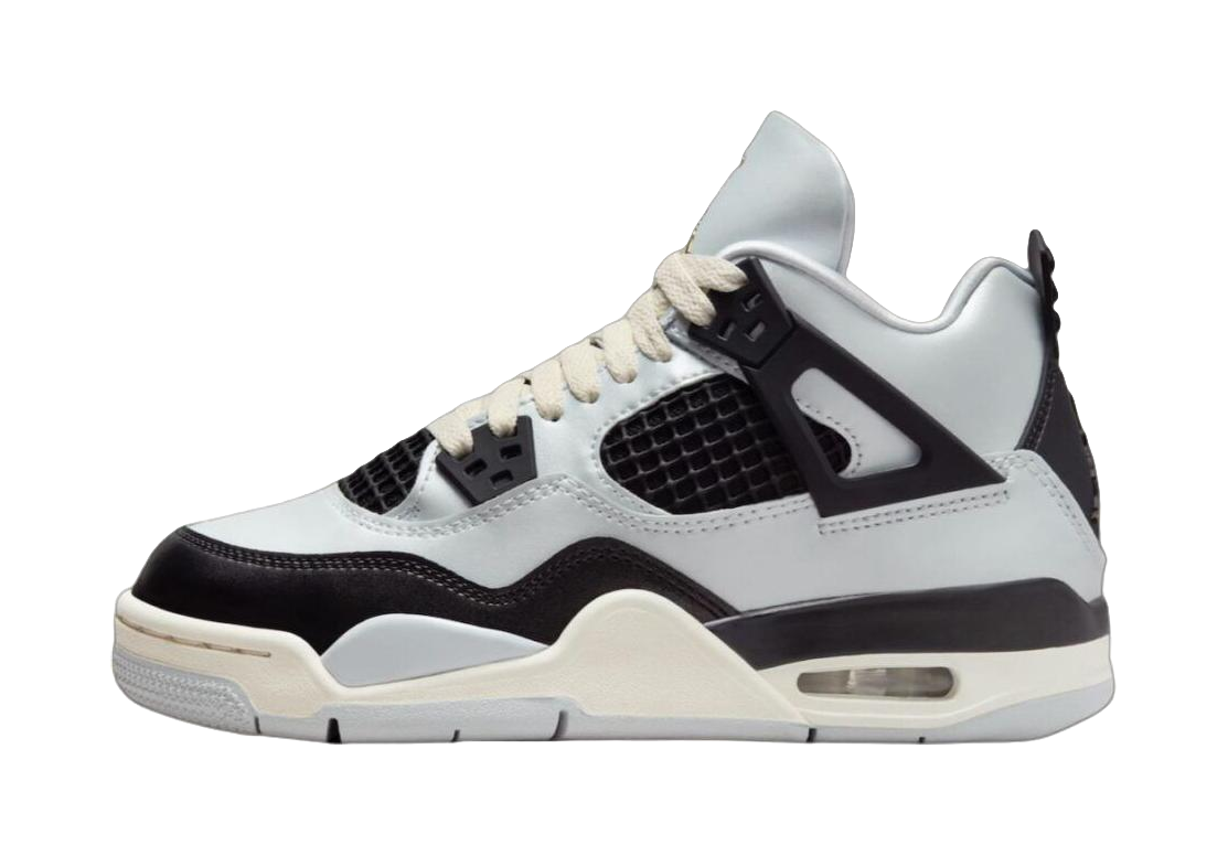 Air Jordan 4 GS Pure Platinum  vjsneaker.com