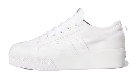 Adidas Wmns Nizza Platform Triple White Womens  vjsneaker.com