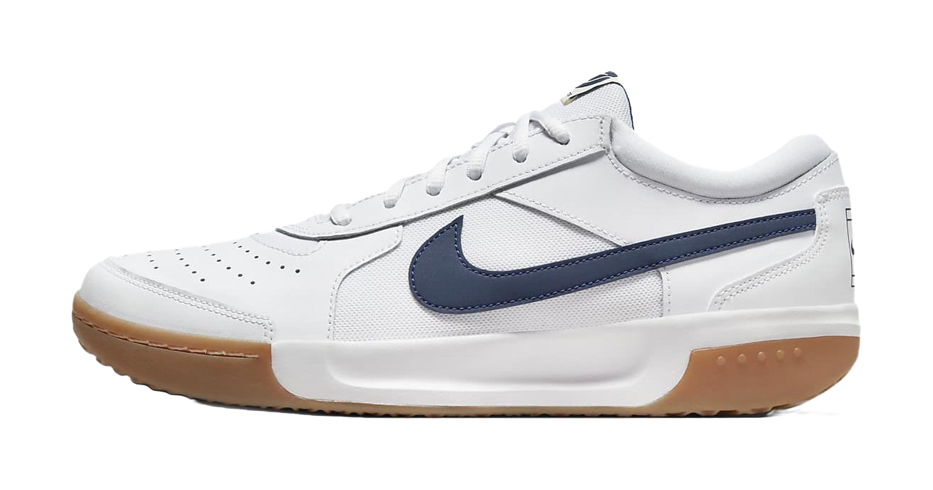 Nike Zoom Court Lite 3 White Midnight Navy  VJSNEAKER