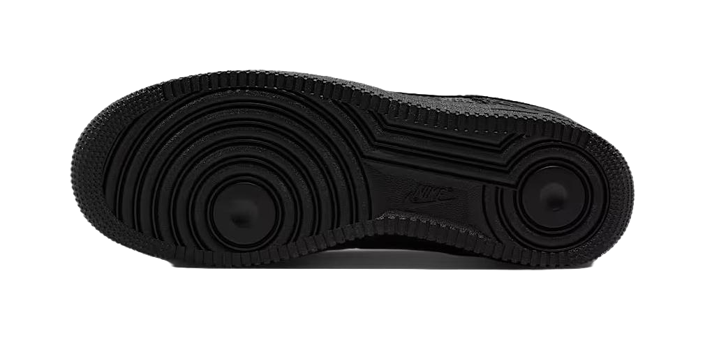 Nike Air Force 1 Breathable Low top Skateboard Shoes Mens Black  vjsneaker.com