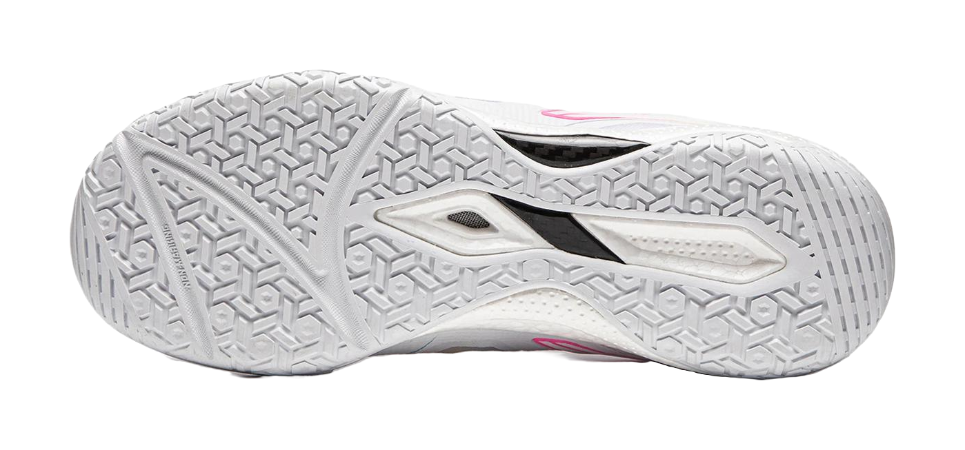 Li-Ning Kirin 3.0 "White/Pink/Yellow" APPU029-2 - Table Tennis Shoe Unisex White