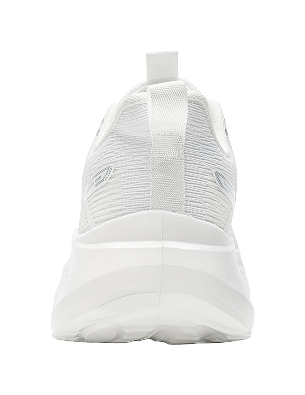 Warrior Cushioning, Slip Resistant, And Abrasion Resistant Low Top Casual Running Shoes Women's White Gray 