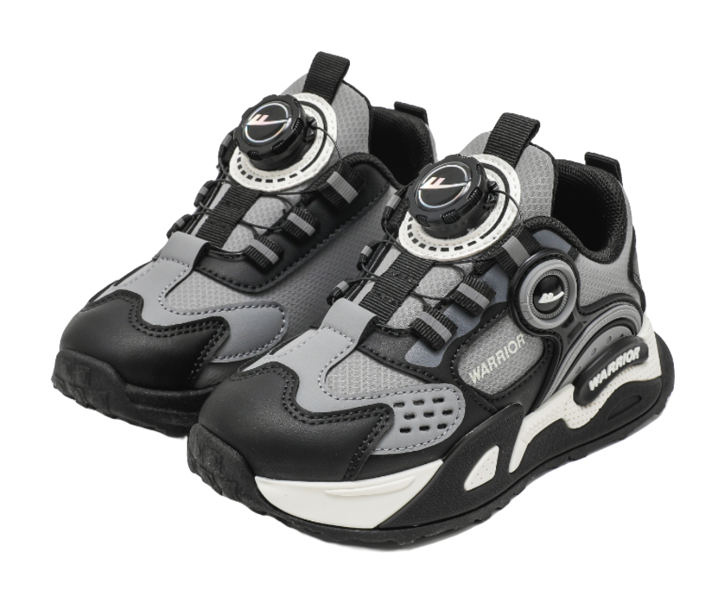 Warrior Warrior Boys' Sports Shoes Synthetic Leather Comfortable, Versatile, Lightweight, Shock Absorbed, Low cut Girls' Casual Shoes for Children  VJSNEAKER