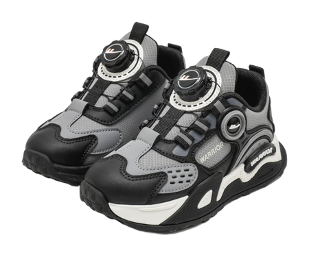 Warrior Warrior Boys' Sports Shoes Synthetic Leather Comfortable, Versatile, Lightweight, Shock Absorbed, Low cut Girls' Casual Shoes for Children  VJSNEAKER