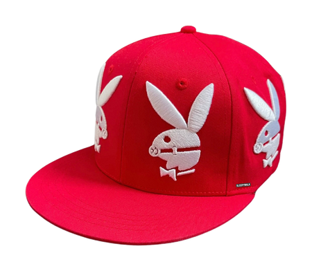 SLEEPYWALK Street American Hip Hop Long Eared Rabbit Embroidered Flat brimmed Hat Hot Girl y2k Sweet Cool Style~Summer Versatile Face Showing Cotton Baseball Hat Male Female Same Style Couple's Style  VJSNEAKER