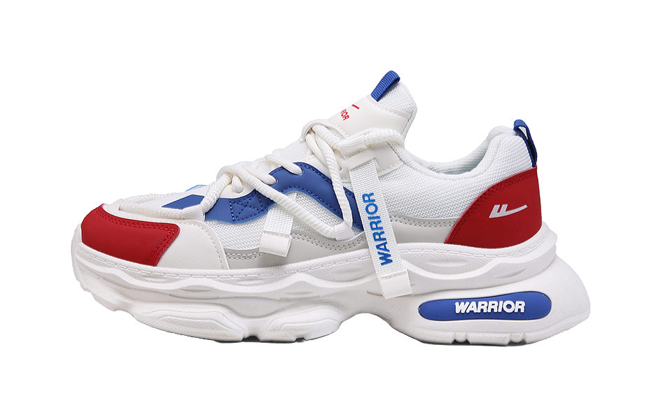 Warrior Breathable And Lightweight Low top Chunky Sneakers Mens  vjsneaker.com