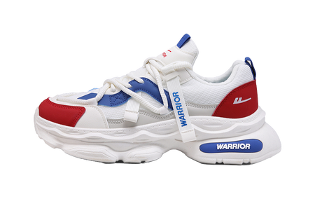 Warrior Breathable And Lightweight Low top Chunky Sneakers Mens  vjsneaker.com
