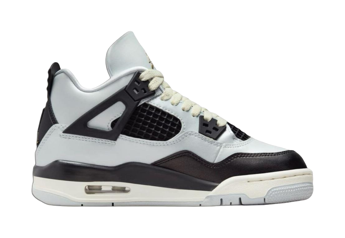 Air Jordan 4 GS Pure Platinum  vjsneaker.com