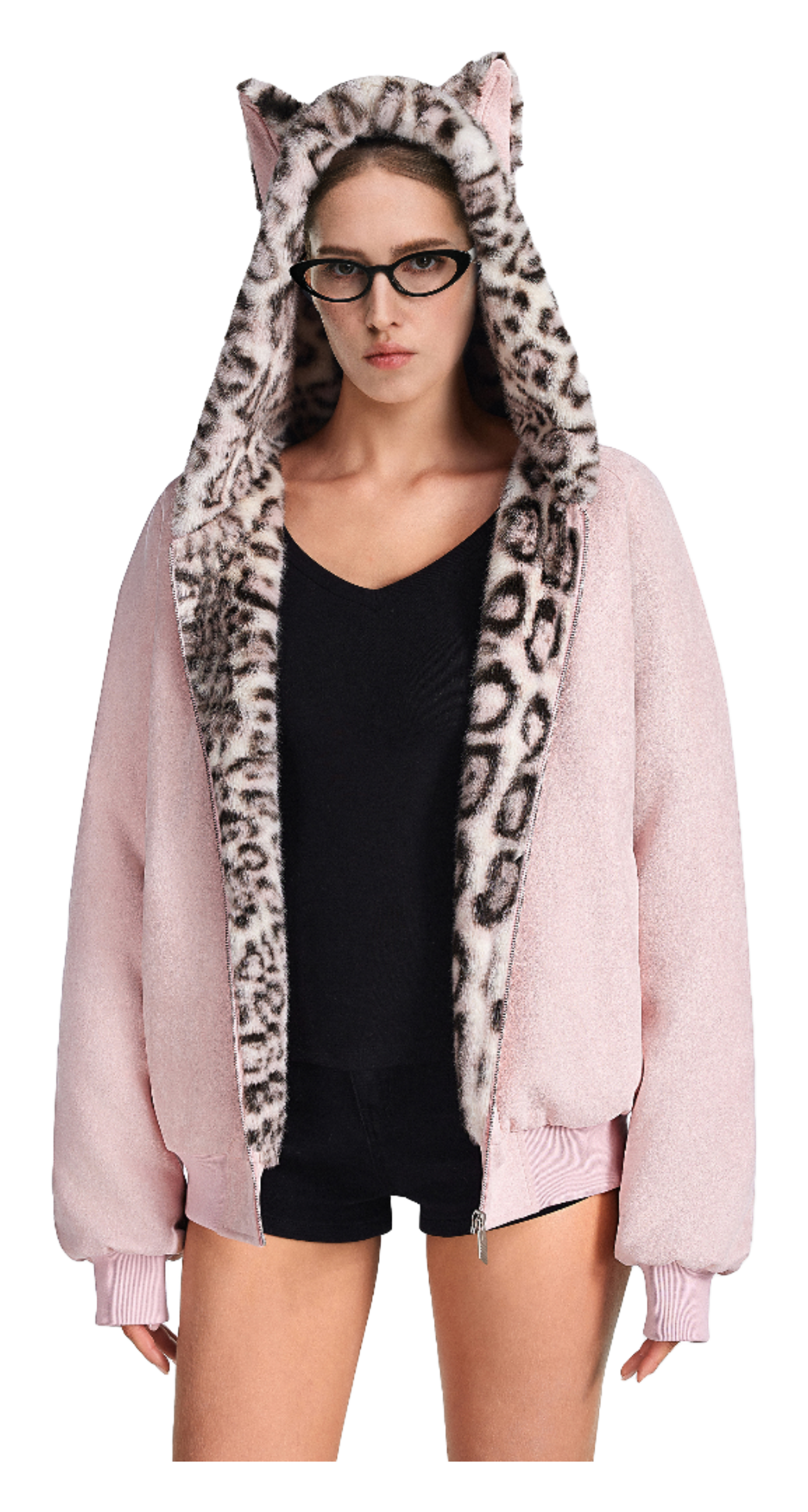 FDR Puffer Jackets Unisex Fur Collar Moderate  vjsneaker.com