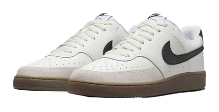 Nike Court Vision 1 Low White Black Gum  vjsneaker.com