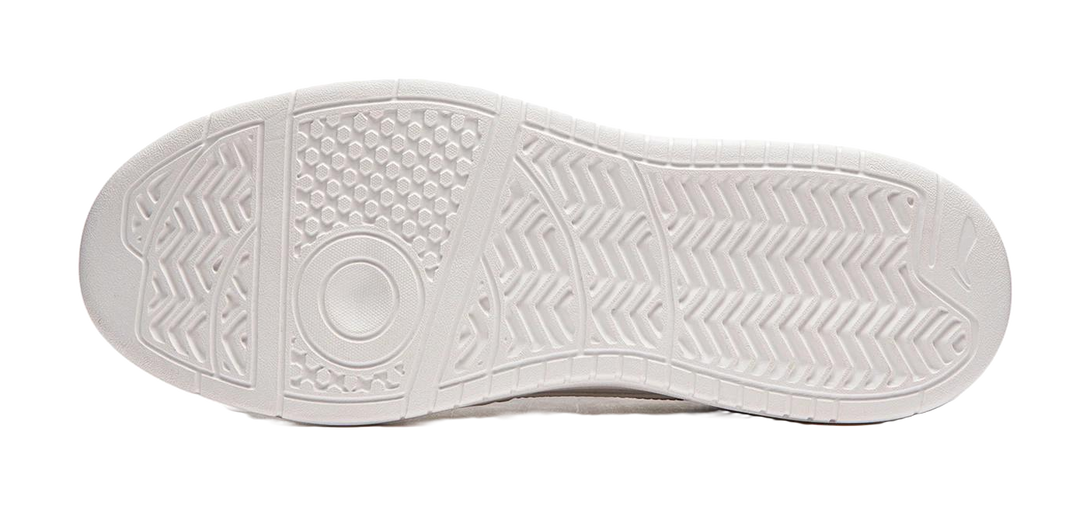 LiNing Yuanbao V2 Anti Slip Wear Resistant Breathable Height Increasing Low Top Skateboard Shoes Men's White Blue 