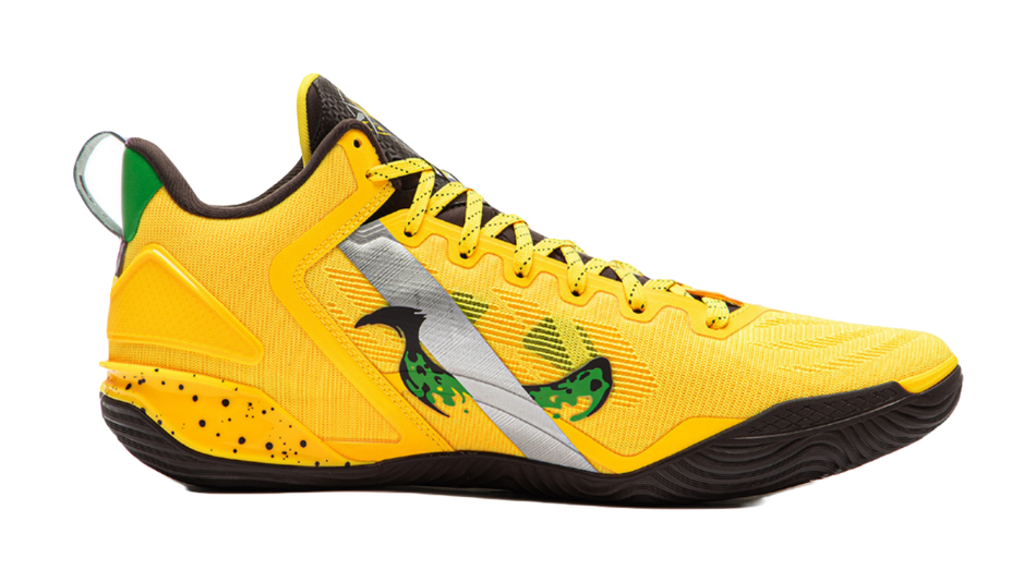 Li-Ning Liren 7 "Banana Belt" ABAW043-4 - Low Basketball Shoe Unisex Fluorescent Mango Yellow