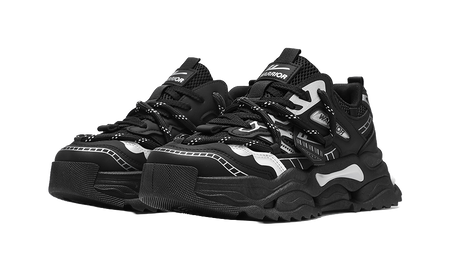 Warrior Abrasion Resistant Breathable Height Increasing Low top Chunky Sneakers Mens  vjsneaker.com