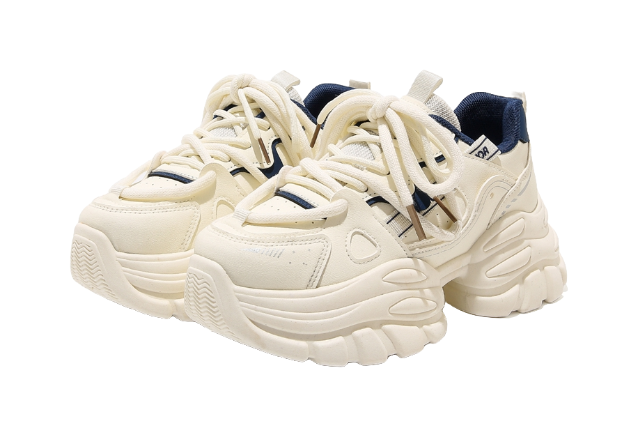 Warrior Abrasion Resistant Height Increasing Low top Chunky Sneakers Women's 