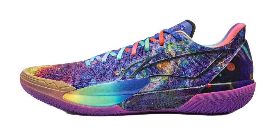 Li-Ning Gamma 2 "Star Moon Night" ABAV033-13 - Basketball Shoe Unisex Orange Blue