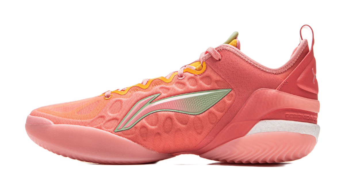 Li Ning Yushuai 19V2 Basketball Shoes Mens Low top Pink Orange  VJSNEAKER