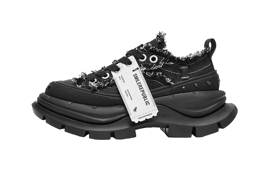 SMILEREPUBLIC Anti Slip And Wear Resistant Height Increasing Low Top Chunky Sneakers Unisex 