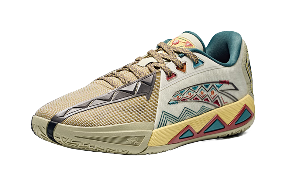 ANTA KAI Speed 3 "Origin" 112641121-1 - Low Basketball Shoe Unisex Yellow Gray