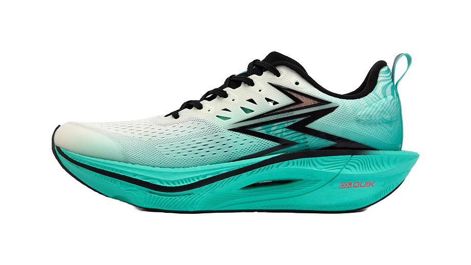 361° Flame 3 ET Shock Absorbers Slip Resistant Abrasion Resistant Breathable Low top Running Shoes Unisex Glass Blue 