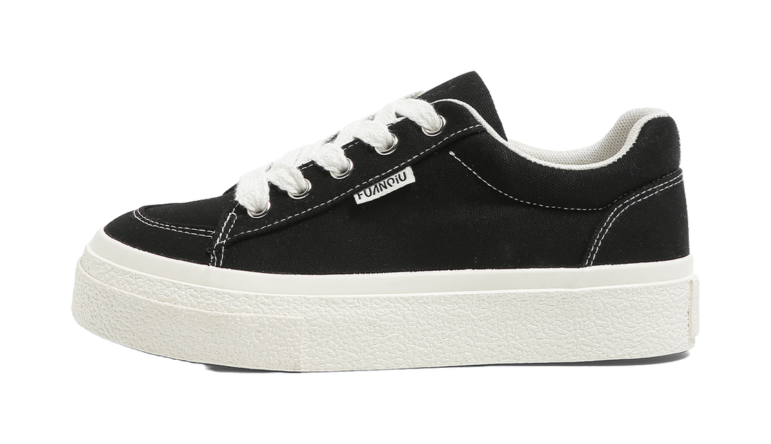 HUANQIU Women's Low-Top Canvas Shoes - Slip-Resistant Durable & Breathable Burgundy 