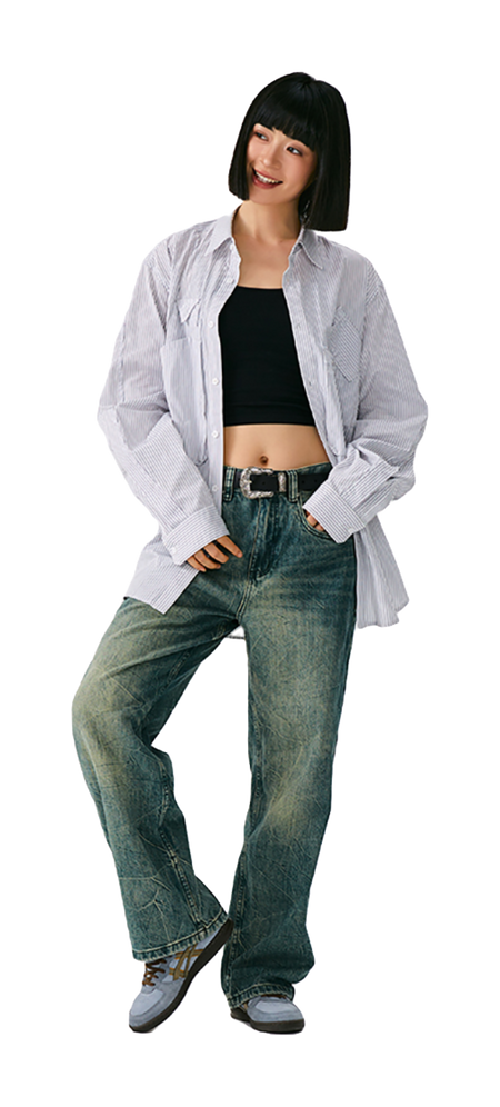 ASICS SKYHAND OG Breathable Skateboard Shoes Unisex Blue  vjsneaker.com