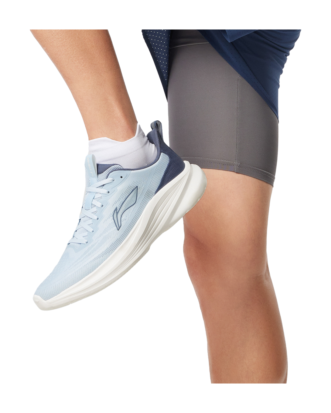 LiNing Light Breeze Low Top Casual Running Shoes Men's Blue 