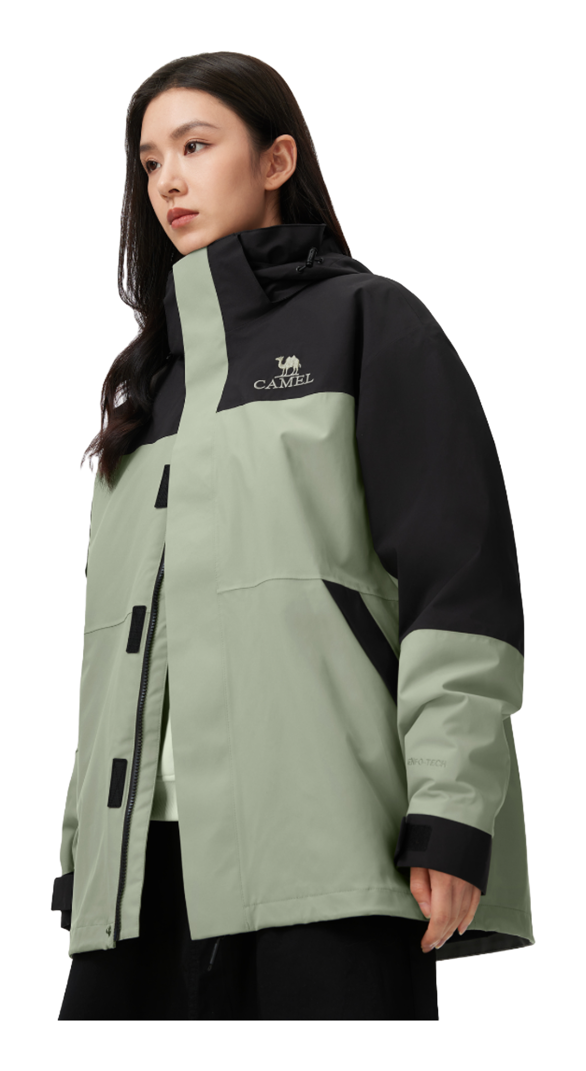 CAMEL Hiking Outdoor Adventure Waterproof, Windproof, Breathable, Abrasion Resistant, Thermal Windbreaker Jacket Unisex  vjsneaker.com