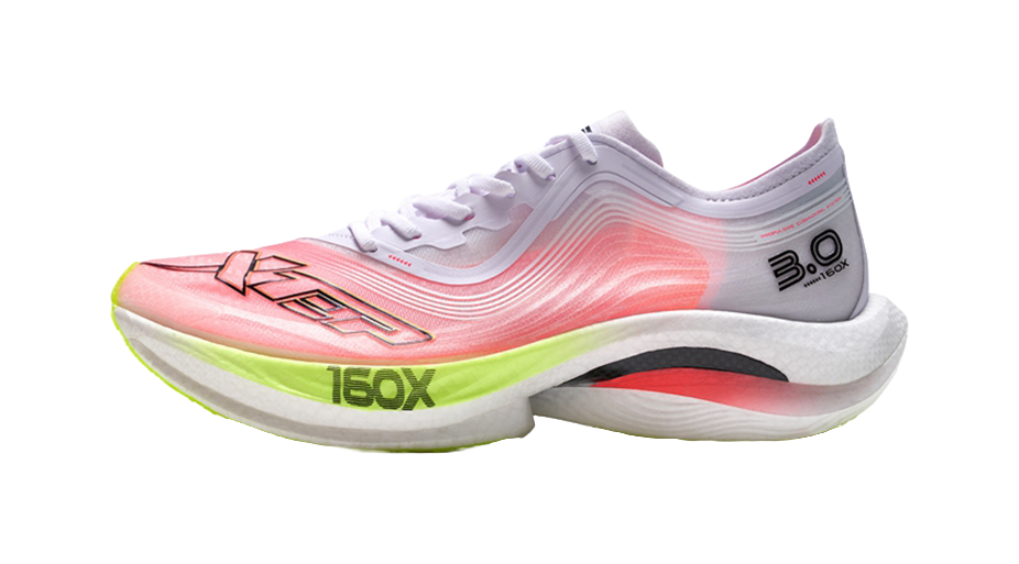 XTEP 160X 3.0 Running Shoes Men's Low top New White/Laser Red/Gray 