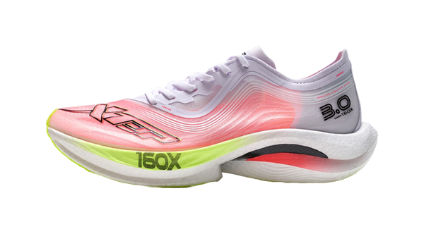 XTEP 160X 3.0 Running Shoes Men's Low top New White/Laser Red/Gray 