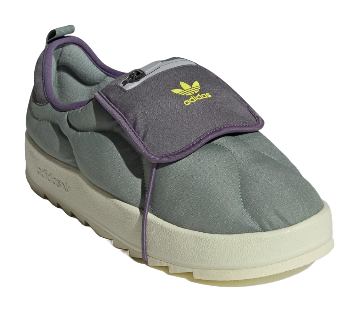 Adidas Puffylette Silver Green  vjsneaker.com