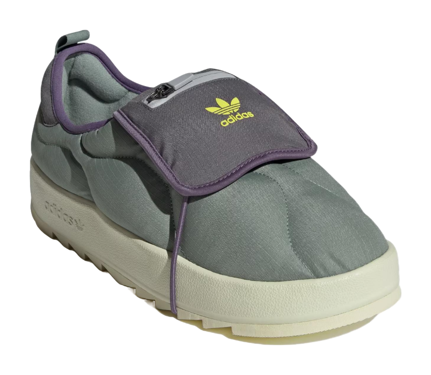 Adidas Puffylette Silver Green  vjsneaker.com