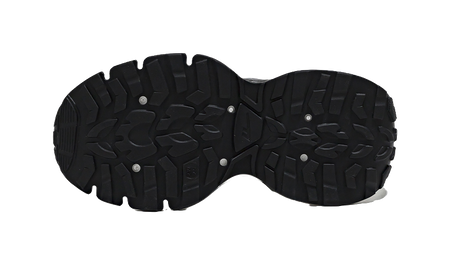 Warrior Low top Chunky Sneakers Womens Silver Gray Black  vjsneaker.com