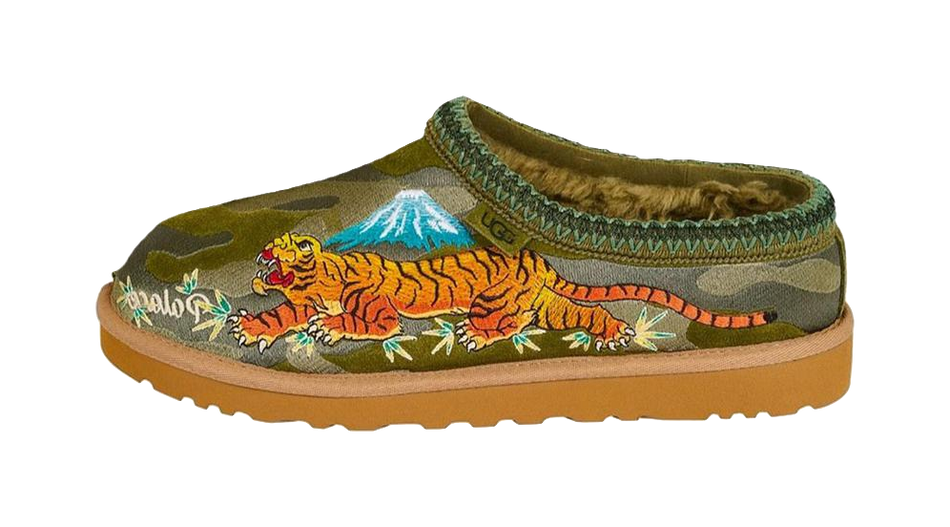 UGG Tasman Slipper Palace Burnt Olive Camo  vjsneaker.com