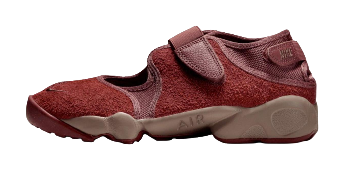 Nike Air Rift Anti Slip Wear Resistant Low Top Casual Shoes Womens Red Brown  vjsneaker.com