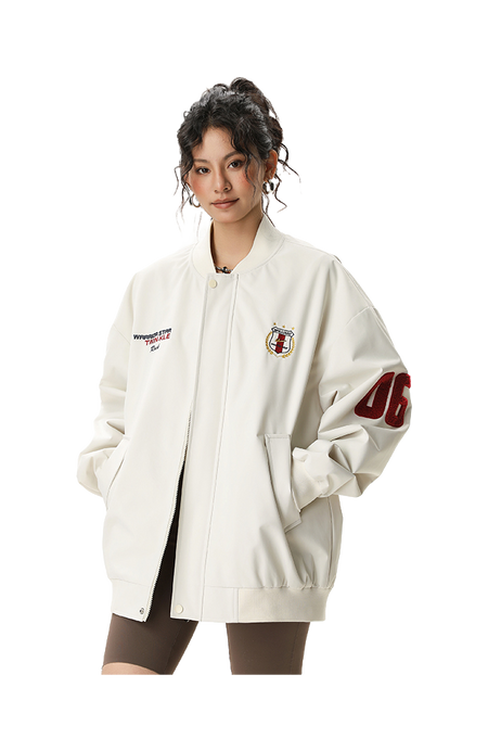 Warrior Revival Tide Cloud Sail Series Autumn and Winter Versatile Digital Loose Casual Plus Cotton Thick Long Sleeve Cotton Jacket Cotton Coat Baseball Jacket Unisex  vjsneaker.com