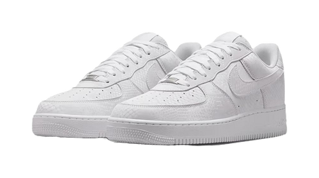 Nike Air Force 1 Anti Slip Wear Resistant Low Top Skateboard Shoes Mens White  vjsneaker.com