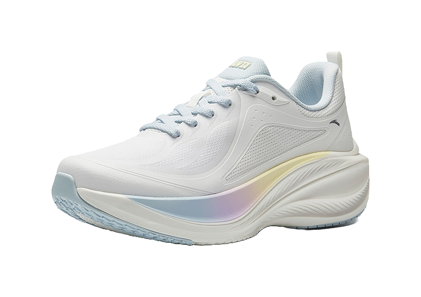 Anta Leaf 1.0 Slip Resistant Abrasion Resistant Low top Casual Running Shoes Women's Papyrus White 