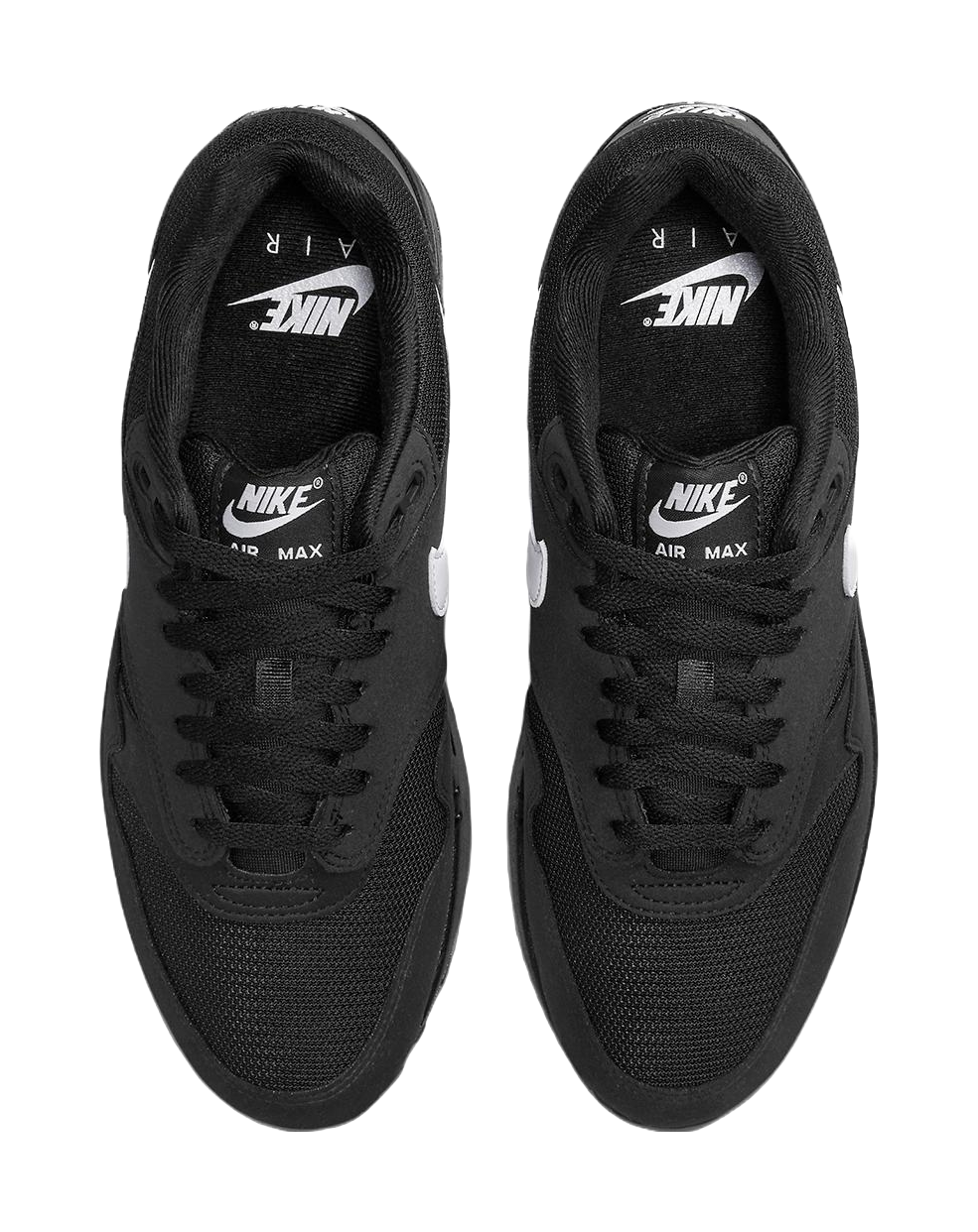 Nike Air Max 1 Black White Swoosh  vjsneaker.com