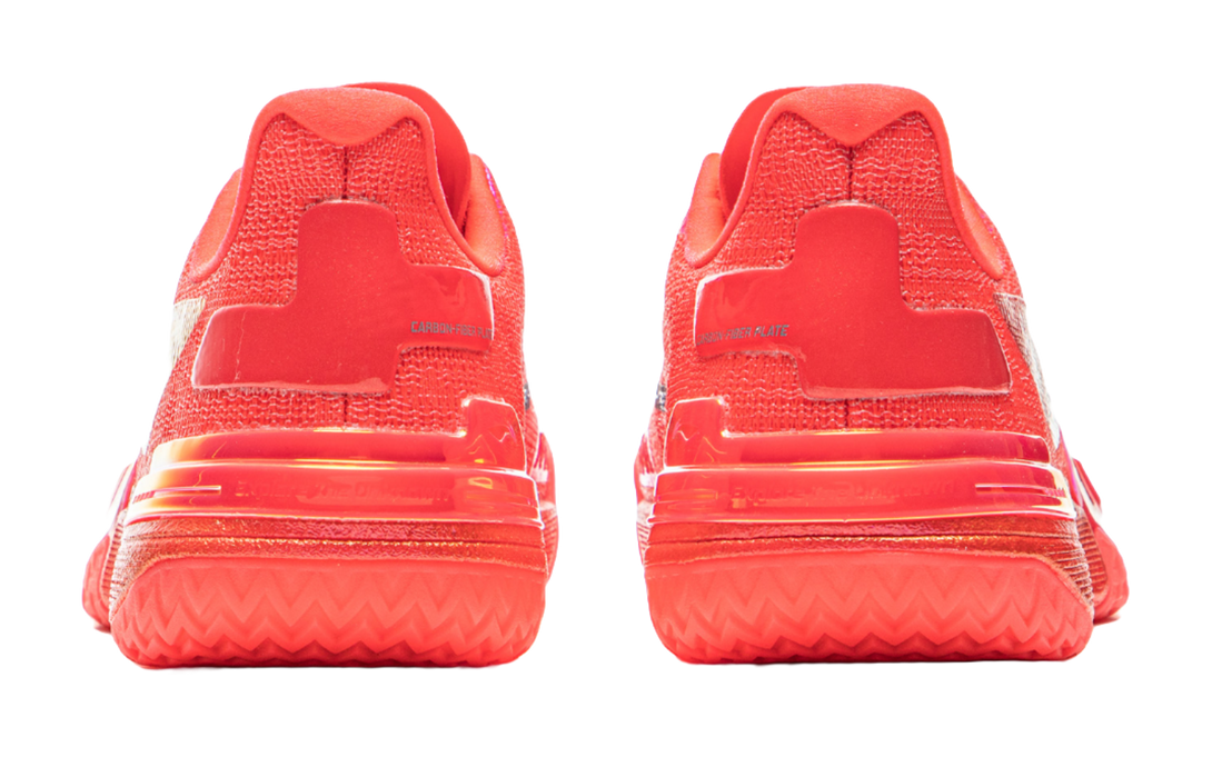 LiNing Gamma Cushioning Anti-Slip And Wear-Resistant Support Lightweight Rebound Low-Top Basketball Shoes Mens Red  VJSNEAKER