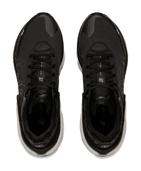 Li Ning Shadow 3 Essential Cushioning Support Rebound Low top Running Shoes Mens Black  VJsneaker