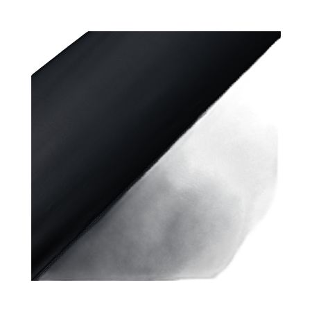 Black jacket fabric close-up with subtle texture and seam detail.