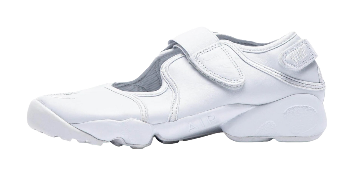 Nike Air Rift Abrasion Resistant Low top Casual Shoes Womens White  vjsneaker.com