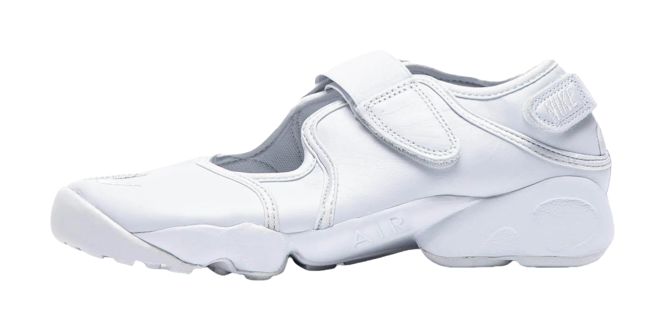 Nike Air Rift Abrasion Resistant Low top Casual Shoes Womens White  vjsneaker.com