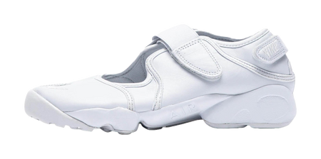 Nike Air Rift Abrasion Resistant Low top Casual Shoes Womens White  vjsneaker.com