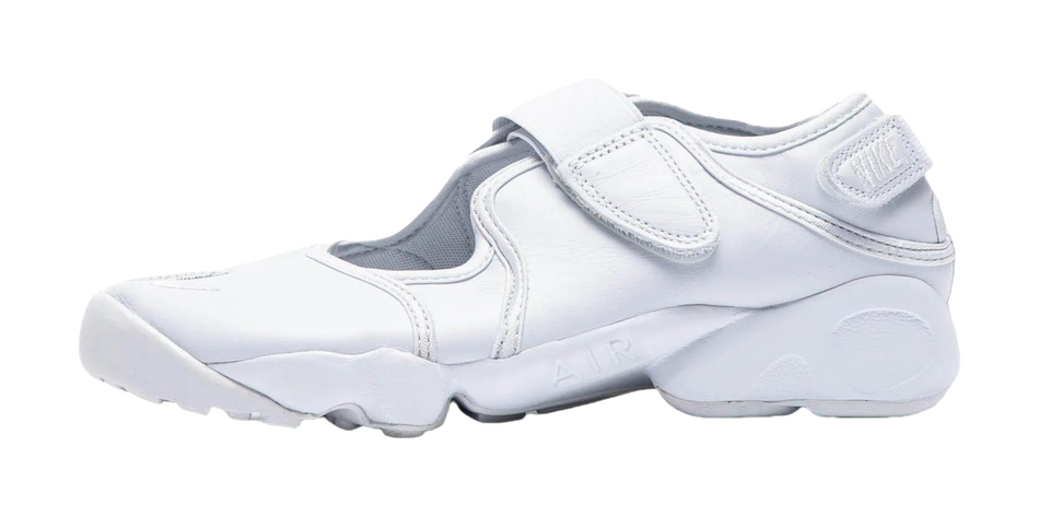 Nike Air Rift Abrasion Resistant Low top Casual Shoes Womens White  vjsneaker.com