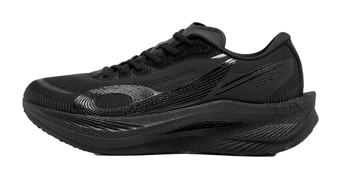 QIAODAN Strong Wind 3.0 PRO Running Shoes Men's Low top Black/Silver 