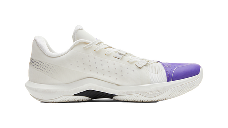 PEAK TaiChi Qing Ling Light Spirit 4.0 "Awakening Purple" DA2630041 - Basketball Shoe Unisex Ivory White Purple